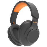 Denver BTH-270 auricular y casco Auriculares Inalámbrico y alámbrico Diadema Llamadas/Música USB Tipo C Bluetooth Negro, Naranja