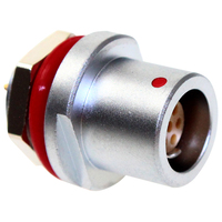 Camdenboss CCE1S1/07 conector Circular Plata