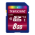 Transcend TS8GSDHC10U1 memoria flash 8 GB SDHC MLC Classe 10