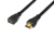 ASSMANN Electronic 3m HDMI AM/AF cable HDMI HDMI tipo A (Estándar) Negro