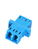 Black Box FOT126 fibre optic adapter LC/LC Blue