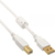 Microconnect USBAB3WF cable USB 3 m USB 2.0 USB A USB B Blanco