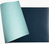 Exacompta 29122E protector de escritorio Imitación piel, Poliuretano (PU) Azul, Azul claro