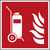 Brady ISO Safety Sign - Wheeled fire extinguisher