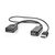 Nedis CCGP34300BK02 adaptador de cable de vídeo DisplayPort HDMI + USB