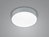 LED Deckenleuchte WACO in Grau, extern dimmbar, flach Ø 31cm