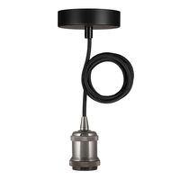 BAILEY 141468 PENDANT OSLO E27 BLACK 1.5M 2C