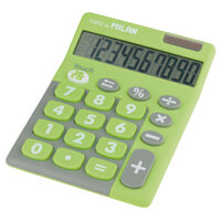 CALCULADORA DE SOBREMESA DUO 10 DIGITOS VERDE