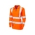 Pollyfield Ladies Hi-vis Orange Long Sleeve Polo Shirt 5XL-6XL - Size LARGE-14