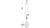Trennwandstützen, Edelstahl Höhe 100 mm, flache Auflage