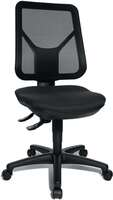 Topstar GmbH Krzesło biurowe obrotowe z podparciem odcinka lędźwiowego czarny 430-510 mm bez