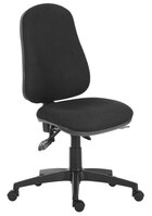 Ergo Comfort High Back Fabric Ergonomic Operator Office Chair without Arms Black - 9500BLK -