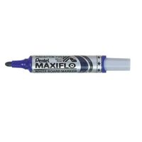 Pentel Whiteboard Marker Bullet Tip 3mm Line Blue (Pack 12)