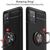 NALIA 360° Ring Handyhülle für Samsung Galaxy A71, Robuste Silikon Handy Schutzhülle Schwarz