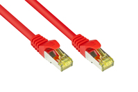 kabelmeister® RJ45 Patchkabel mit Cat. 7 Rohkabel und Rastnasenschutz (RNS®), S/FTP, PiMF, halogenfr