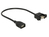 Kabel USB 2.0 Typ-A Buchse an USB 2.0 Typ-A Buchse zum Einbau 25 cm, Delock® [85105]