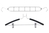 Maximex Multifunktionale Edelstahl-Kleiderbügel, 4er-Set, platzsparendes Kleiderbügelsystem aus Edelstahl