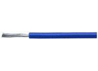 PVC-Schaltlitze, hochflexibel, LiYv, 0,75 mm², AWG 20, blau, Außen-Ø 2 mm