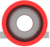 Isolierter Ringkabelschuh, 0,26-1,65 mm², AWG 22 bis 16, 3.68 mm, M3,5, rot