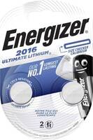 Energizer Gombelem CR 2016 3 V 2 db 100 mAh Lítium Knopfzelle Ultimate Lithium