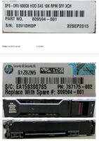 DRV 600GB HDD SAS 10K RPM, SFF XCH,