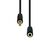 3-Pin Slim Extension Cable Black 0.5M Audio kábelek