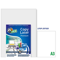 Etichette Adesive Tico - A3 - 297x420 mm - LP3P-297420 (Bianco Conf. 250)