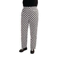 Whites Easyfit Trousers in Black - Polycotton with Elasticated Waistband - M