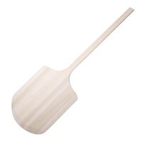 Vogue Wooden Pizza Peel with Large Blade and Long Handle - 360 x 410 mm