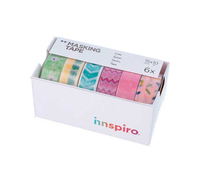 SET 6 CINTA WASHI TAPE INNSPIRO TUTTI FRUTTI STDO