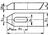 Spanneisen DIN6314Z 14x160mm AMF