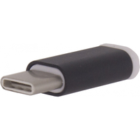 Xccess Micro USB to USB-C Adapter Black