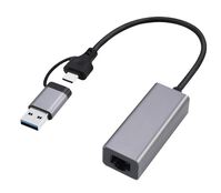 Gembird A-USB3AC-LAN-01 USB 3.1 + Type-C Gigabit hálózati adapter