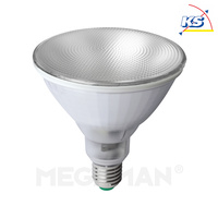 Outdoor LED Pflanzenlampe Reflektorform PAR38, IP55, E27, 12W PT-spezial, klar strukturiert