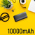 Powerbank Li-Po 10000mAh 2xUSB czarny