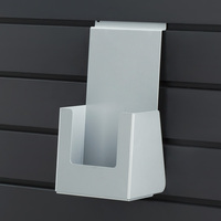 FlexiSlot® Leaflet Holder / Leaflet Holder / Box for Slatwall System | ⅓ A4 (105 x 210 mm)