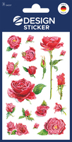 Blumenaufkleber, 85 x 160 mm, Kleinpackung, 42 Sticker / 3 Bögen