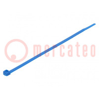 Kabelbinder; L: 150mm; W: 4,7mm; E/TFE; 133,3N; blauw; Ømax: 36mm