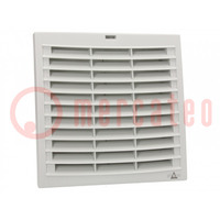 Guard; plastic; Cutout: 223x223mm; D: 46mm; IP54; UL94V-0; FPI 118