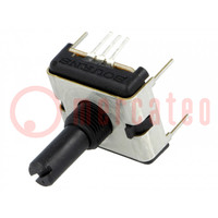 Potentiometer: axiaal; enkel draai; 10kΩ; ±20%; 0,75W; lineair