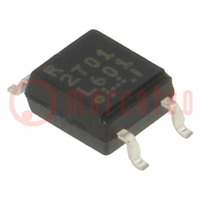Optocoupler; SMD; Ch: 1; OUT: transistor; Uisol: 3,75kV; Uce: 40V