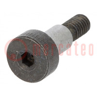 Shoulder screw; steel; M4; 0.7; Thread len: 8mm; hex key; HEX 2,5mm