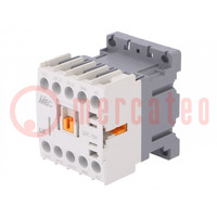 Contactor: 3-pole; NO x3; Auxiliary contacts: NO; 24VAC; 6A; W: 45mm