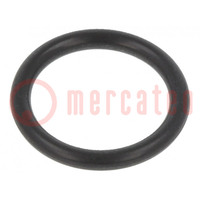 O-ring gasket; NBR rubber; Thk: 1.5mm; Øint: 10mm; M12