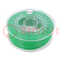 Filament: PET-G; Ø: 1.75mm; light green; 220÷250°C; 1kg
