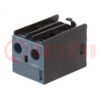Auxiliary contacts; Series: 3RT20; Size: S0,S00,S2; Contacts: NC