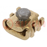 Screw terminal; ways: 1; 6÷16mm2; screw terminal; for cable