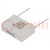 Capacitor: polyester; 10uF; 40VAC; 63VDC; 22.5mm; ±10%; 9x18.5x26mm