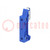 Adaptador de montaje; azul; para raíl DIN; Anch: 11mm; poliamida