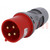Connector: AC supply 3-phase; plug; male; 32A; 400VAC; IEC 60309